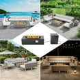 thumbnail image 6 of Evita 42" Propane Fire Pit Table for Outdoor 50,000 BTU Gas Fire Pits with Lid ,Glass stone,Tank Cover, 6 of 10