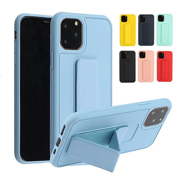 SPRING PARK Case Cover for 2020 Apple iPhone 12/12 Pro/mini/12 Pro Max 5.4"/6.1"/6.7"- 10 Solid Colors Magnetic Foldable Soft Silicone Phone Stand Holder Protective Case