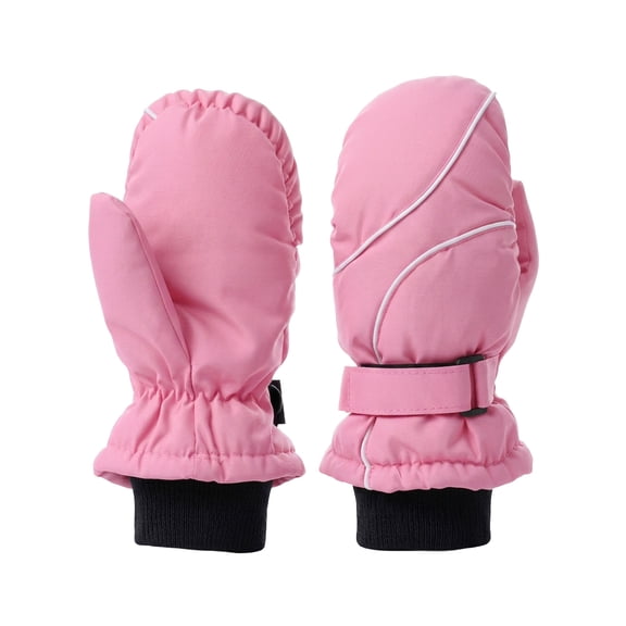 Spencer Kids Ski Gloves Winter Waterproof Snow Mittens Winter Warm Gloves for Boys and Girls Outdoor Activities (Suit 4-9 years)