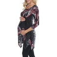 thumbnail image 2 of White Mark Women's Maternity Arlene Tunic Top, 2 of 4