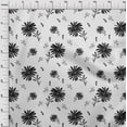 thumbnail image 4 of oneOone Polyester Spandex Black Fabric Floral Sewing Material Print Fabric By The Yard 56 Inch Wide, 4 of 4