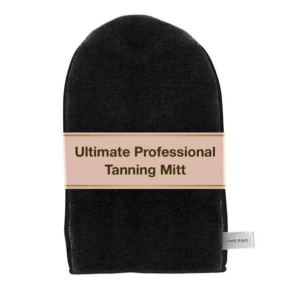 Fake Bake Ultimate Tanning Professional Mitt – Sunless Tanner Face & Body Applicator Re-Usable, Durable & Machine Washable – Hand Protection Glove for Self-Tanners Lotion, Foam & Mousse