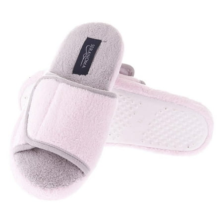 Seranoma House Slippers For Women: Soft And Warm Faux Fur Slippers, Easy Slip-On Design, Open Toe Furry Slippers, Comfortable And Cozy For Winter And Fall, Adjustable Velcro Closure