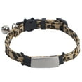 thumbnail image 4 of Cute Pet Partner N Ew Product Leopard Pattern Pet Collar Cat Collar With Be Ll Cat Neck Ring, 4 of 6