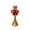 H-Bow, variant on Bow Metal Taper Candle Holder,Iron Decorative Tabletop Candlestick Stand for Wedding Dinner Living Room Home Mantel Shelf