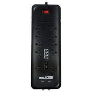 Digital Energy 15-ft Heavy Duty 10-Outlet Surge Protector Power Strip, Black