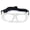 Transparent White, variant on Sports Goggles for Men and Women Protective Shock Resistant Lens Windproof Fogproof for Basketball Football Transparent White