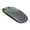 Grey, variant on Wide Wireless Rechargeable LED Lighted Mice | Reinforced Adjustable DPI | Wireless Silent Click & RGB | Programmable | The is a and durable battery and there is no need White