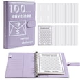 thumbnail image 1 of RGASUIJ 100 Envelopes Saving Challenge Saving 100 Envelope Challenge Savings Envelope A5 Savings Challenge Book Household Tool, 1 of 8