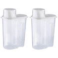 thumbnail image 1 of Contenedores herméticos de almacenamiento de alimentos secos, dispensador de contenedores de plástico sin BPA con pico vertible, taza medidora para cereales, harina y suministros para hornear, incluye un batidor de acero inoxidable Vhermosa CPB-DE-WX419-6, 1 of 5