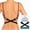 Black, variant on Low Expectations Adjustable Low Back Bra Converter Extender Strap, Beige