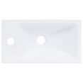 thumbnail image 4 of vidaXL Wash Basin 15.7"x8.7"x3.5" SMC White, 4 of 7