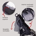 thumbnail image 4 of Carriola de Bastón Doble AEIOU BB82 Compacta Negro, 4 of 5