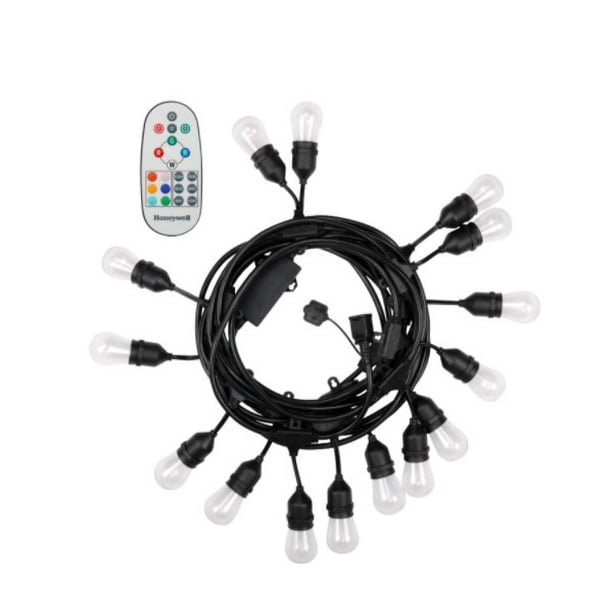 Outdoor/Indoor 36 ft. PlugIn Edison Bulb Color Changing LED String