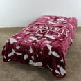 thumbnail image 2 of College Covers Mississippi State Bulldogs Huge Raschel Throw Blanket, Bedspread, 86" x 63", 2 of 9
