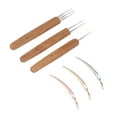 thumbnail image 4 of Dreadlock Crochet Hook Set, Dreadlocks Crochet Hooks For Hair, Dreadlock Crochet Hook Bamboo Needle Weaving Crochet, 4 of 8