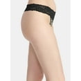 thumbnail image 2 of No Boundaries Micro Lace Thong Panties, Women's, 2 of 3