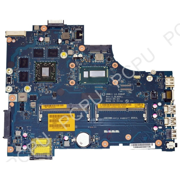 91m09 Dell Inspiron 17r 5737 Laptop Motherboard W Intel I5 40u 1 6ghz Cpu Walmart Com Walmart Com