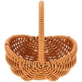 thumbnail image 3 of Zcyifa Woven Storage Basket Woven Storage Basket Flower Arrangement Woven Flower Basket Small Basket with Handle, 3 of 10