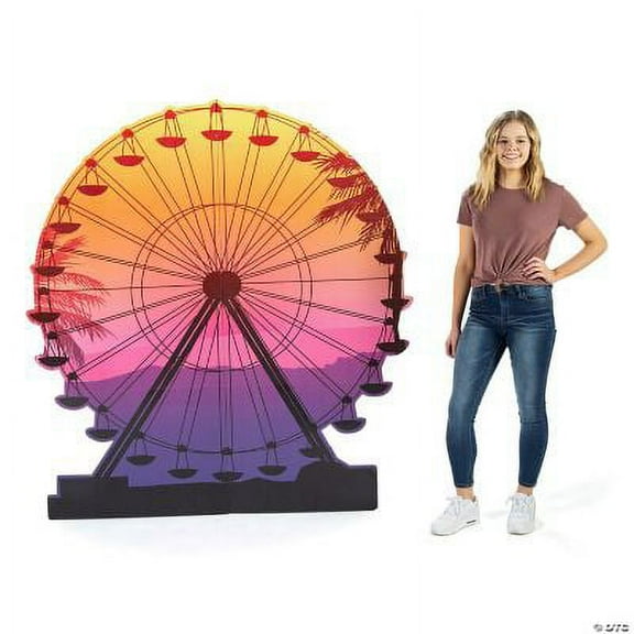 Ferris Wheel Silhouette Stand-Up, Birthday, Party Decor, 1 Piece