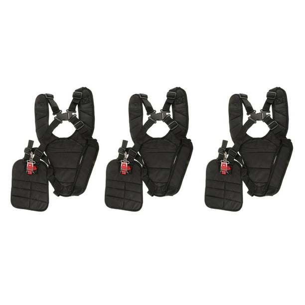 3X Correa de Arnés de Hombro para Recortadora Doble Cinturón Cortadora de Césped Cuerda de Césped para Desbrozadora y Recortadora