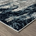 thumbnail image 3 of Luxe Weavers Modern Abstract White Blue 5x7 Area Rug, Stain Resistant Contemporary Carpet, 3 of 10