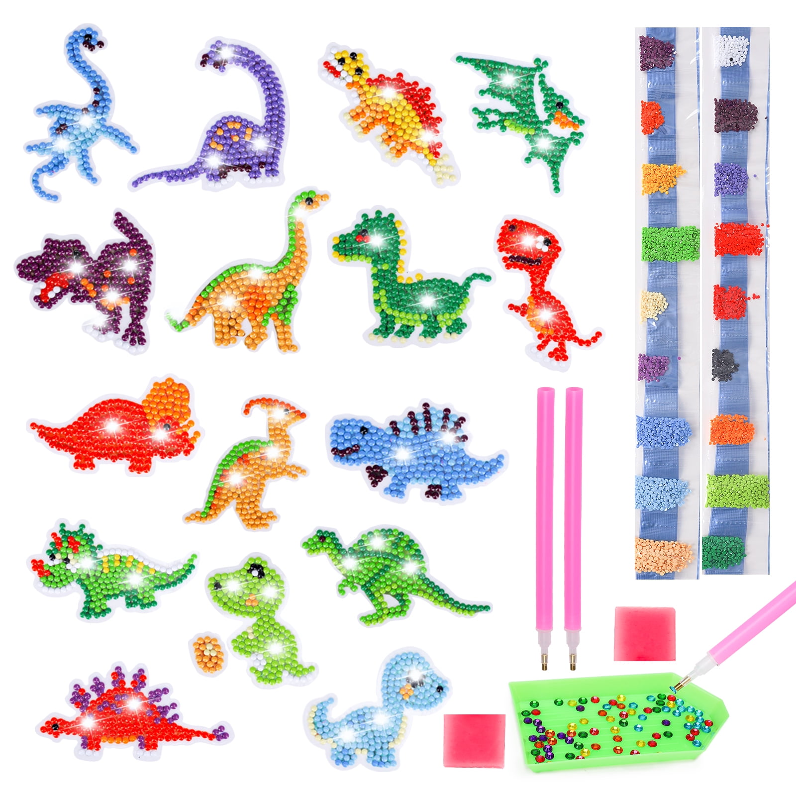 Toy for 6 7 8 9 Year Old Boys, Dinosaur Gifts for Kids, Wooden Frame  Diamond Painting Kits Art and Crafts for Boy Girls Age 8 9 10 Kids Painting  Kit Accessories Birthday Presents 