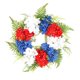 thumbnail image 2 of Coronas patrióticas , 17.7 '', rojo, y azul, de flores de hortensias, decoración de principal, decoración de la f, 2 of 9