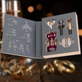thumbnail image 3 of Set de regalo Beneno multifuncional para botellas de vino, color morado, 3 of 9
