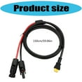 thumbnail image 3 of Solar Extension Cord 16AWG Solar Connector to XT60 Cable 5ft Solar to XT60 Female Extension Cable Easy to Use, 3 of 8