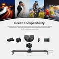 thumbnail image 2 of Motorized Camera Slider, Carbon Fiber Rail Camera Slider with Remote Controller, Time-Lapse Photography,Tracking ,Easy to Use, 2 of 6
