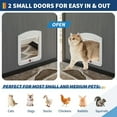 thumbnail image 5 of Aluminum Extra Large Catio Outdoor Cat Enclosure for Multiple Cats,Walk-In Large Outdoor Cat Enclosure Catio Large Cat Run, Cats Run Enclosure Kitten Condo with Channels, Side Door, UV Proof Cover, Hu, 5 of 7