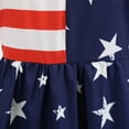 thumbnail image 6 of IROINNID A-Line Dress For Women Vintage Sleeveless American Flag Printing Evening Party Swing Dress V-Neck Below The Knee Dress, 6 of 9