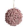 thumbnail image 2 of Cute Fuzzy Chenille Hand Towel Ball with Hanging Loops, Hanging Hand Towels for Bathroom Kitchen Quick Dry, Absorbent Hand Bath Towel, 2 of 4