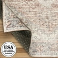 thumbnail image 4 of ReaLife Machine Washable Rug - Stain Resistant, Non-Shed - Eco-Friendly, Padded, Family & Pet Friendly - Made from Premium Recycled Fibers - Vintage Distressed Traditional Gray Blush - 5' x 7', 4 of 6