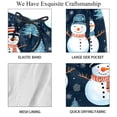 thumbnail image 4 of luoweisi Men's Beach Shorts Quick Dry Swim Trunks with Mesh Lining Christmas Snowman L, 4 of 5