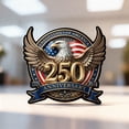 thumbnail image 5 of America 250th Anniversary Car Window Decal Sticker - Patriotic USA 250th Anniversary Merchandise, 13x12cm Vinyl Decal for Independence Day, 10pcs, 5 of 9