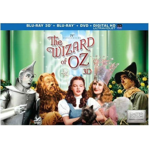 The Wizard of Oz (Blu-ray, Blu-ray, DVD) (75th Anniversary Collector's Edition) [1939]