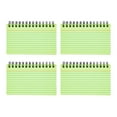 thumbnail image 2 of Dujiujun 4Pcs Notebook Coil Design Diary Notebook Smooth Writing Colorful Ruled Notecards for Study Office School, 2 of 8