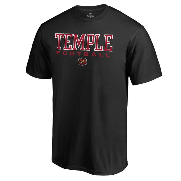 Men's Black Temple Owls Team Unity Football T-Shirt