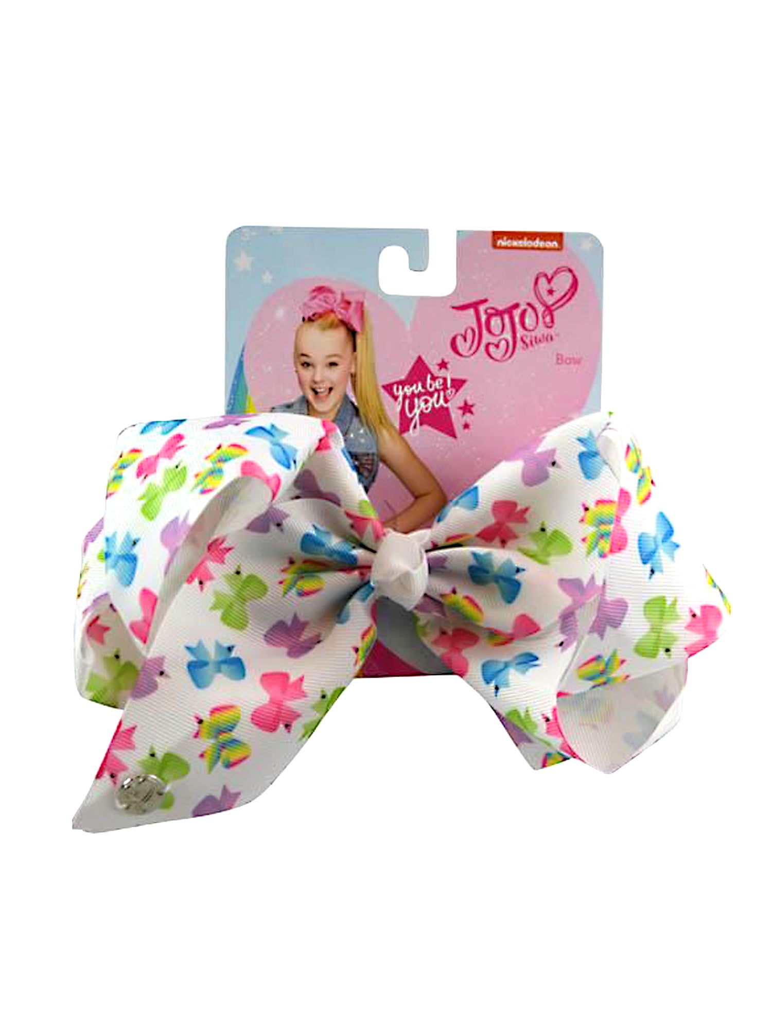 JoJo Siwa - Girls JoJo Siwa Bow All-Over Print Hair Clip White