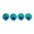 thumbnail image 4 of Natriel Leaf Floral Blue Pottery Diyas – Modern Décor, Set of 4 Ceramic Diyas, 4 of 4