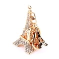 thumbnail image 2 of SHENMO Eiffel Tower Rhinestones Keyring Charm Pendant Purse Bag Key Ring Chain Keychain, 2 of 12
