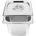 thumbnail image 4 of Buffet Pan with Lid Stainless Steel Canteen Food Container Pan Basin for Restaurant, 4 of 7
