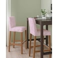 thumbnail image 2 of Pink Branches Bar Stool Covers Set of 2, Vintage Art Farmhouse Stretch Washable Bar Chair Covers with Backs, Removable Pub Counter Height Chair Cover for Kitchen Dining Room Cafe, 2 of 7