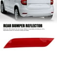 thumbnail image 3 of Rear Bumper Reflector Rear Bumper Trim Red ABS Snap On Replacement for 2014 - 2018 Enhanced Visibility Safety, 3 of 7
