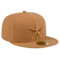 thumbnail image 3 of Men's New Era Brown Dallas Cowboys Tonal Color Pack 59FIFTY Fitted Hat, 3 of 5