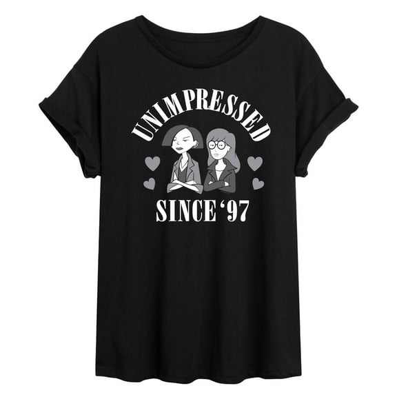 Daria - Unimpressed - Women's Oversized Graphic T-Shirt