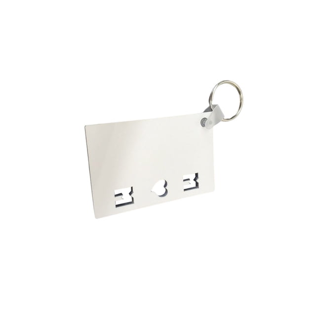 Ounissouiy LLavero de amantes de la creatividad, anillo de llaves sólido Simple, broches fascinantes encantadores duraderos, de viaje Artesanía