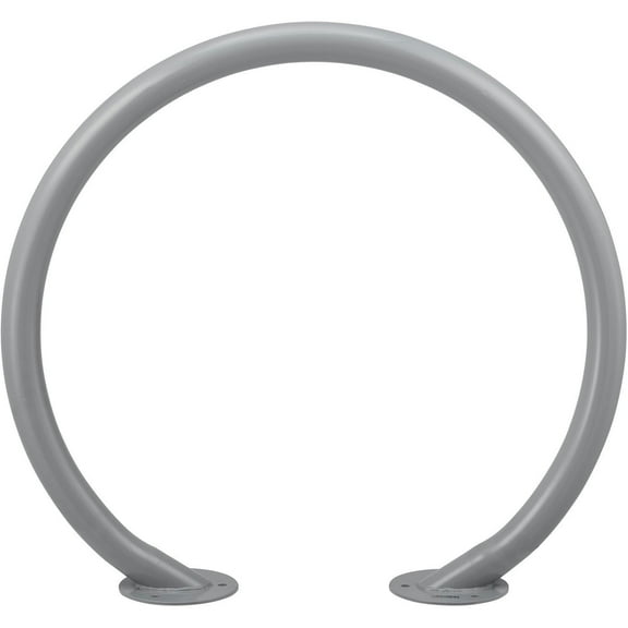Global Industrial Circle Bike Rack 2 Bike Capacity Flange Mount Gray